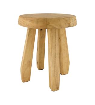 Stool teak wood 32x32x39cm