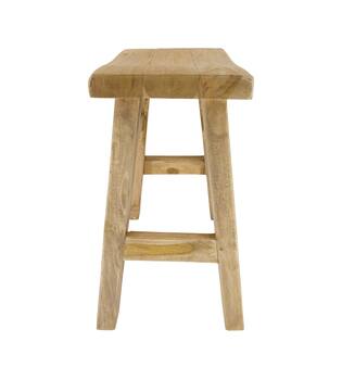 Stool teak wood 41x24x50cm