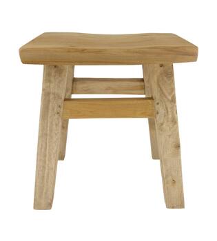 Stool teak wood 41x24x50cm