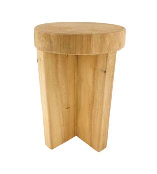Stool teak wood 30x30x45cm