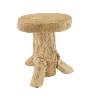 Stool teak wood 30x30x30cm