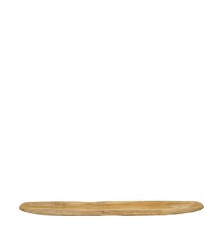Bowl oval teak wood 90x12x4.5cm