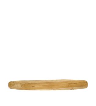 Bowl oval teak wood 90x12x4.5cm