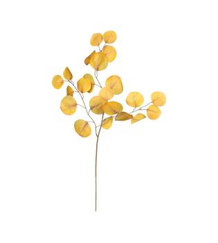 Branch eucalyptus artificial 82x35x5cm - Yellow