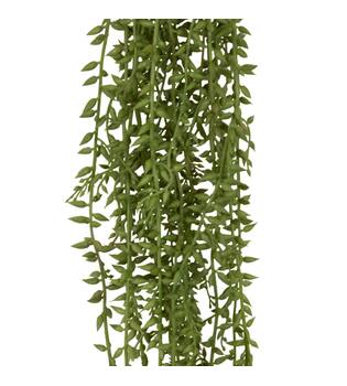 Leaf bushes artificial with hanger 74x8x8cm - Green