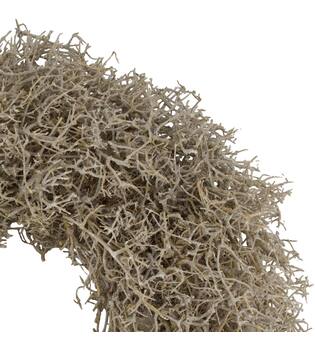 Wreath dry tree nature 55x55x13cm - White
