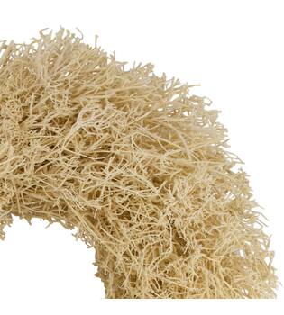 Wreath dry tree nature 55x55x13cm - Cream