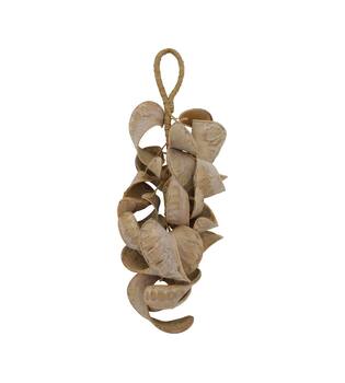 Hanger elephant ear nature 50x20x10cm 23pc