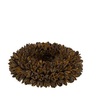Wreath bakuli nature 27x27x7cm - Natural