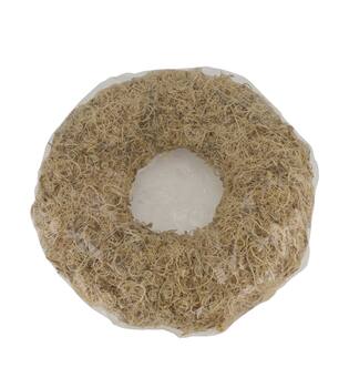 Wreath curly moss nature 37x37x6cm