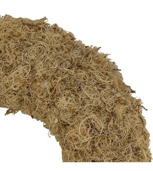 Wreath curly moss nature 58x58x11cm