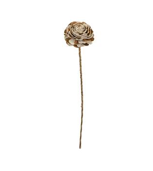 Flower sola buster gardenia two tone nature 65x12x12cm - Cream