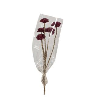 Flower sola dahlia coco 55x6x6cm 5pc - Purple