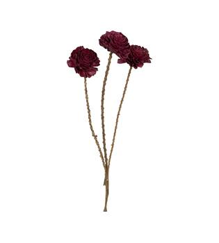Flower sola dahlia coco 55x10x10cm 3pc - Purple