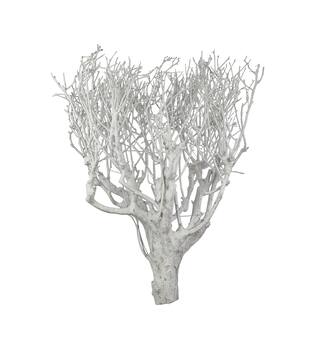 Branch tea bush giant nature 100x9x5cm - White