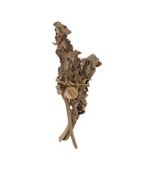Stick palm female bundle with vizy rope nature 11x5x30cm - Cream
