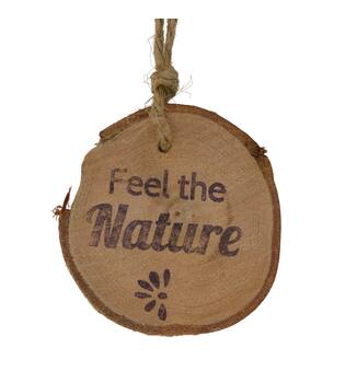 Stick palm female bundle with vizy rope nature 11x5x30cm - Cream