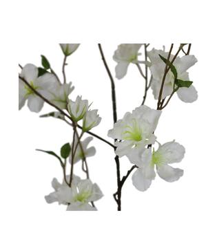 Branch azalea artificial 112x45x30cm - White
