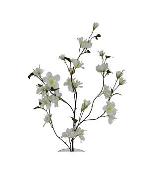 Branch azalea artificial 112x45x30cm - White