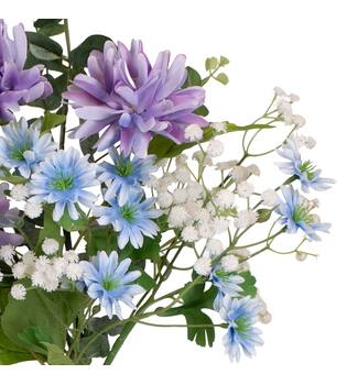 Flower bouquet 4 stems artificial 70x25x25cm