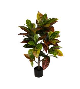 Plant croton artificial 70x70x100cm - Green
