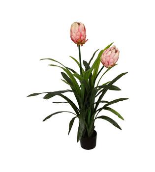 Flower protea artificial 80x75x116cm