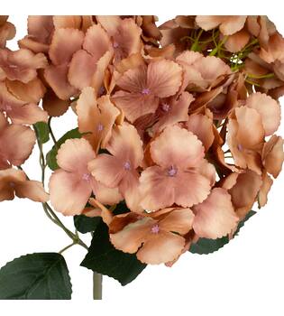 Flower hydrangea artificial 50x40x30cm - Brown
