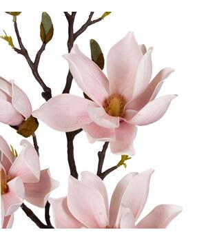 Branche magnolia artificiel 95x28x15cm rose clair