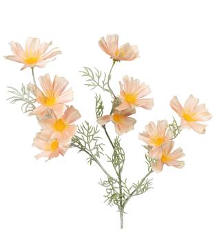 Branch chrysanthemum artificial 90x40x15cm - Orange