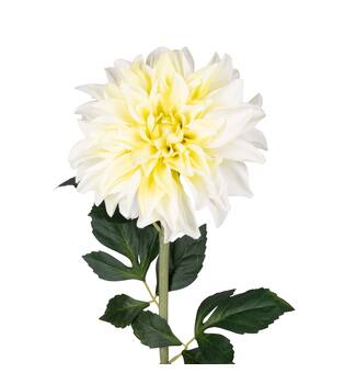 Branch dahlia artificial 73x20x20cm - White