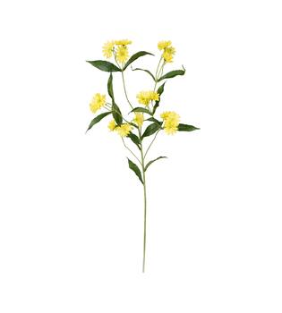 Branch chrysanthemum artificial 85x30x20cm - Yellow