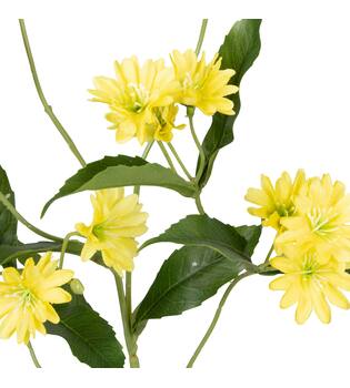 Branch chrysanthemum artificial 85x30x20cm - Yellow