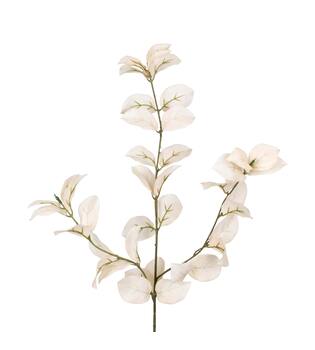 Branch eucalyptus artificial 81x25x13cm - Cream