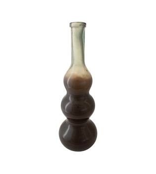 Bottle recycled glass 26.5x26.5x75.5cm - Brown