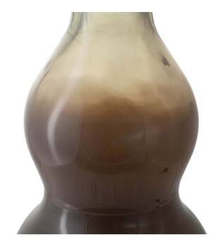 Bottle recycled glass 26.5x26.5x75.5cm - Brown