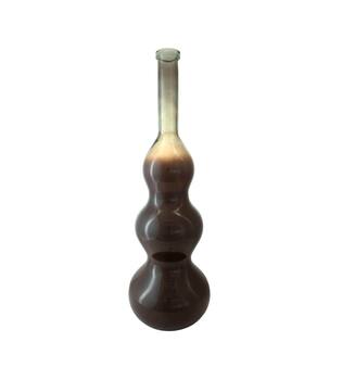 Bottle recycled glass 33x33x100cm - Brown