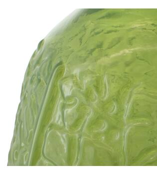Bottle recycled glass 29x29x59cm - Green