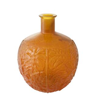 Bottle recycled glass 32x32x44cm