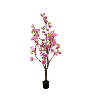 Tree magnolia artificial 80x70x180cm - Pink