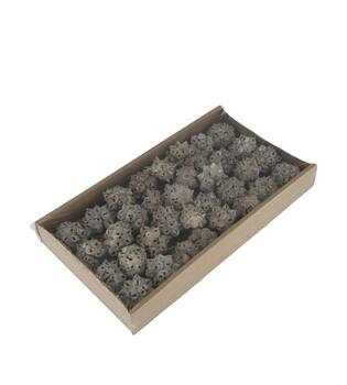 Spidergum knobs on wire stem 35pc in tray 36x20x5cm - White