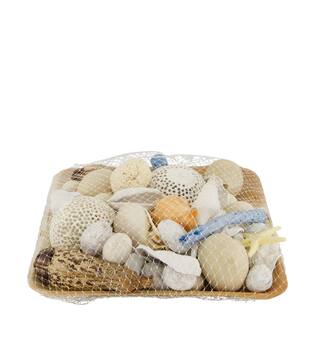 Potpourri with acacia plate nature 25.5x25.5x8cm - Multi