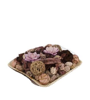 Potpourri with acacia plate nature 25.5x25.5x8cm