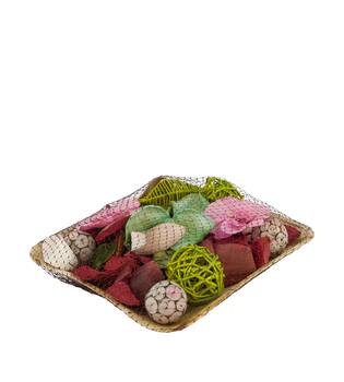 Potpourri with acacia plate nature 25.5x25.5x8cm