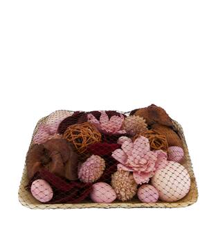 Potpourri with acacia plate nature 25.5x25.5x8cm