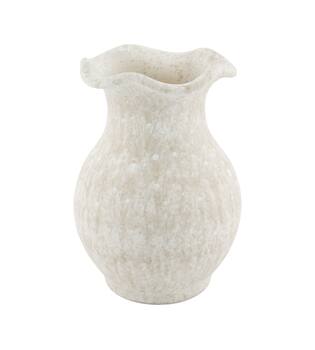 Vase terracotta 19x19x26cm - White