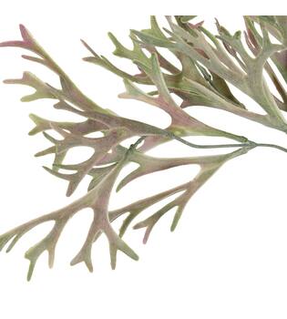 Branch platycerium artificial 38x20x10cm - Purple