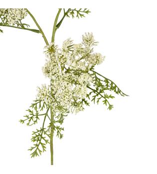 Branch dill artificial 75x20x12cm - White