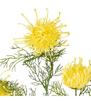 Branch chrysanthemum artificial 68x20x8cm - Yellow