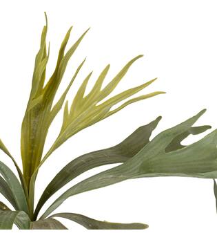 Branch platycerium artificial 50x30x10cm - Green