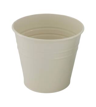 Planter round metal 13x13x12cm